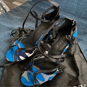 High heel dancing shoes, size 7